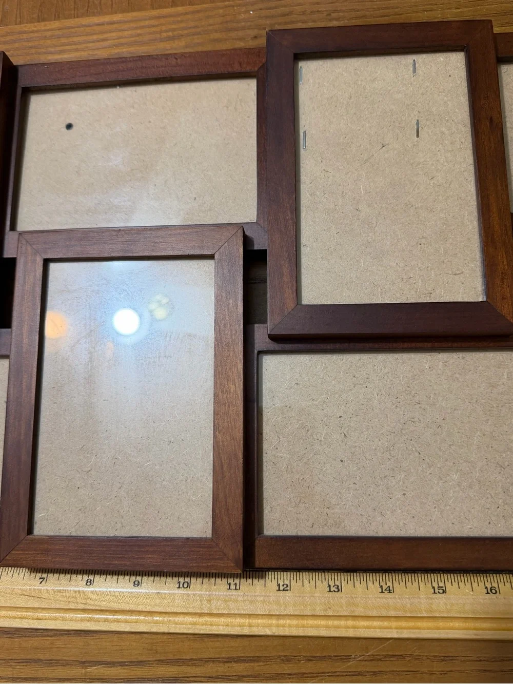 Wood 8-Opening Collage Picture Frame Wall Hanging 23